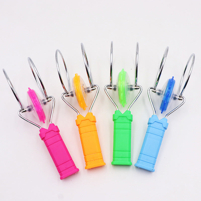 Colorful Luminous Gyro Magnetic Spinning Top Rotating Gyroscope LED Light Gyro Wheel Magic Spinning Yo-Yo Ball Kids Gift Toy What Else You Got?