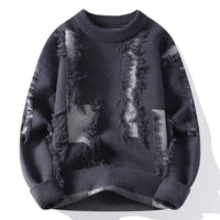 Cozy Men's Plus Size Casual Sweater - Perfect for Autumn & Winter | Soft Cotton Blend Pullover