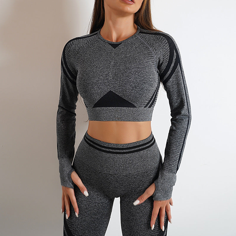 Seamless Yoga Pants Sports Gym Fitness Leggings Or Long Sleeve Tops Outfits Butt Lifting Slim Workout Sportswear Clothing What Else You Got?