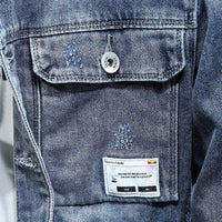 Men’s Relaxed-Fit Denim Jacket – Cotton Casual Jacket for All Seasons