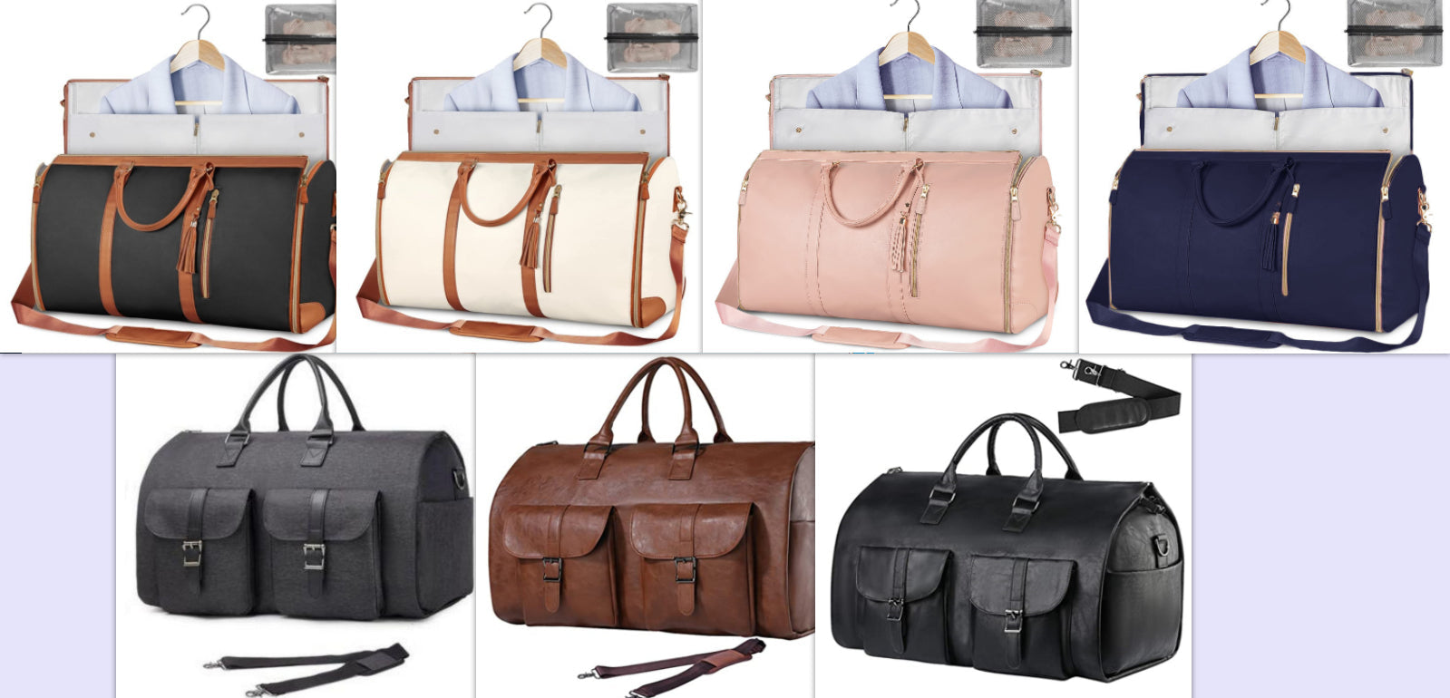 Large Capacity Travel Duffle Bag Women's Handbag Folding Suit Bag Waterproof Clothes Totes What Else You Got?