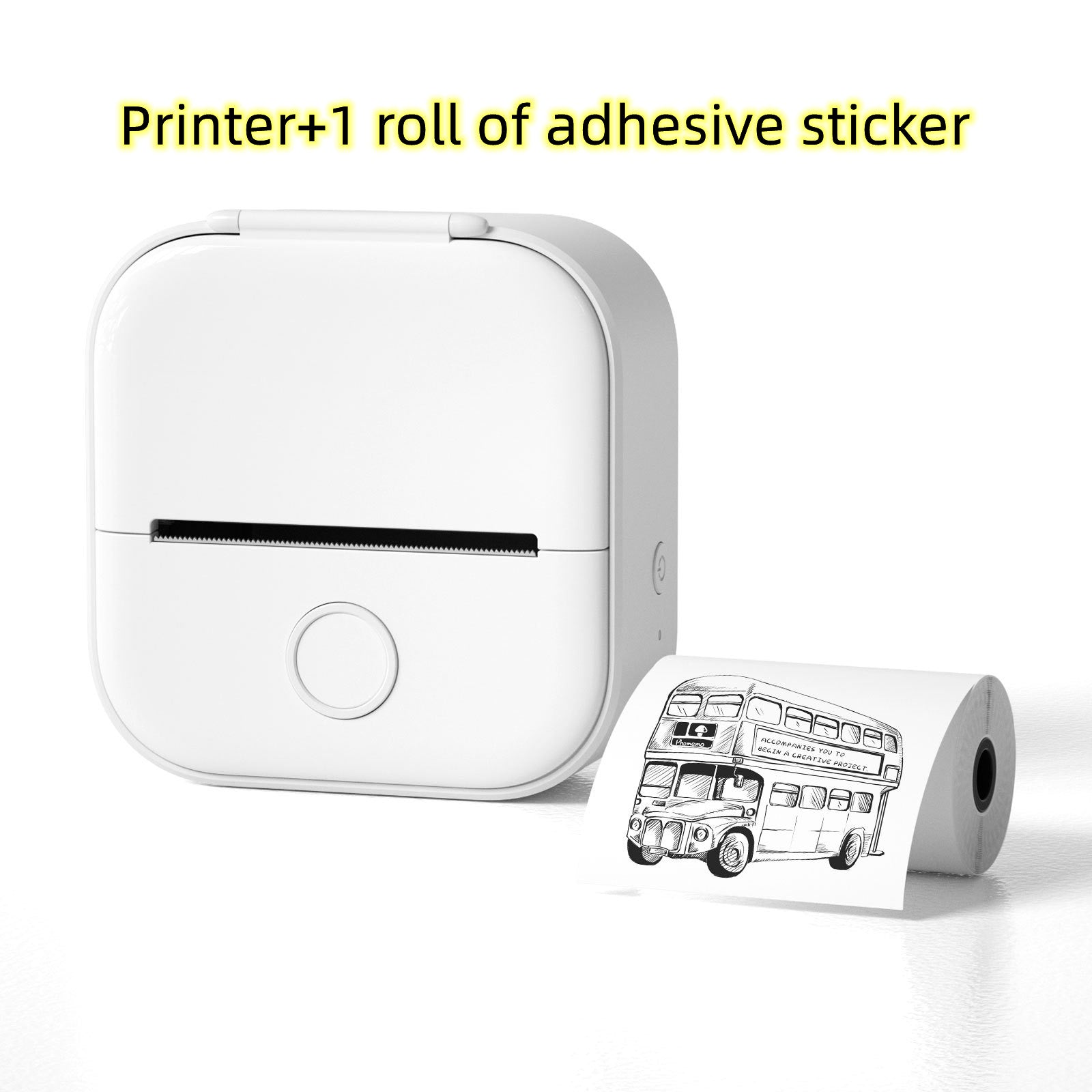 Portable Mini Thermal Label Printer Home Photo Printer Student Wrong Question Printer Bluetooth-compatible Mini Label Printer Price Tag What Else You Got?