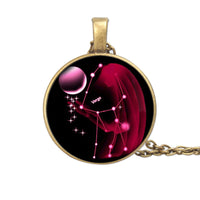 Heavenly Constellation Gemstone Necklace - Zodiac Starry Sky Jewelry