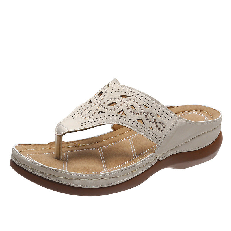 Clip Toe Wedge Sandals Women Summer Flip Flops Slippers Beach Shoes What Else You Got?