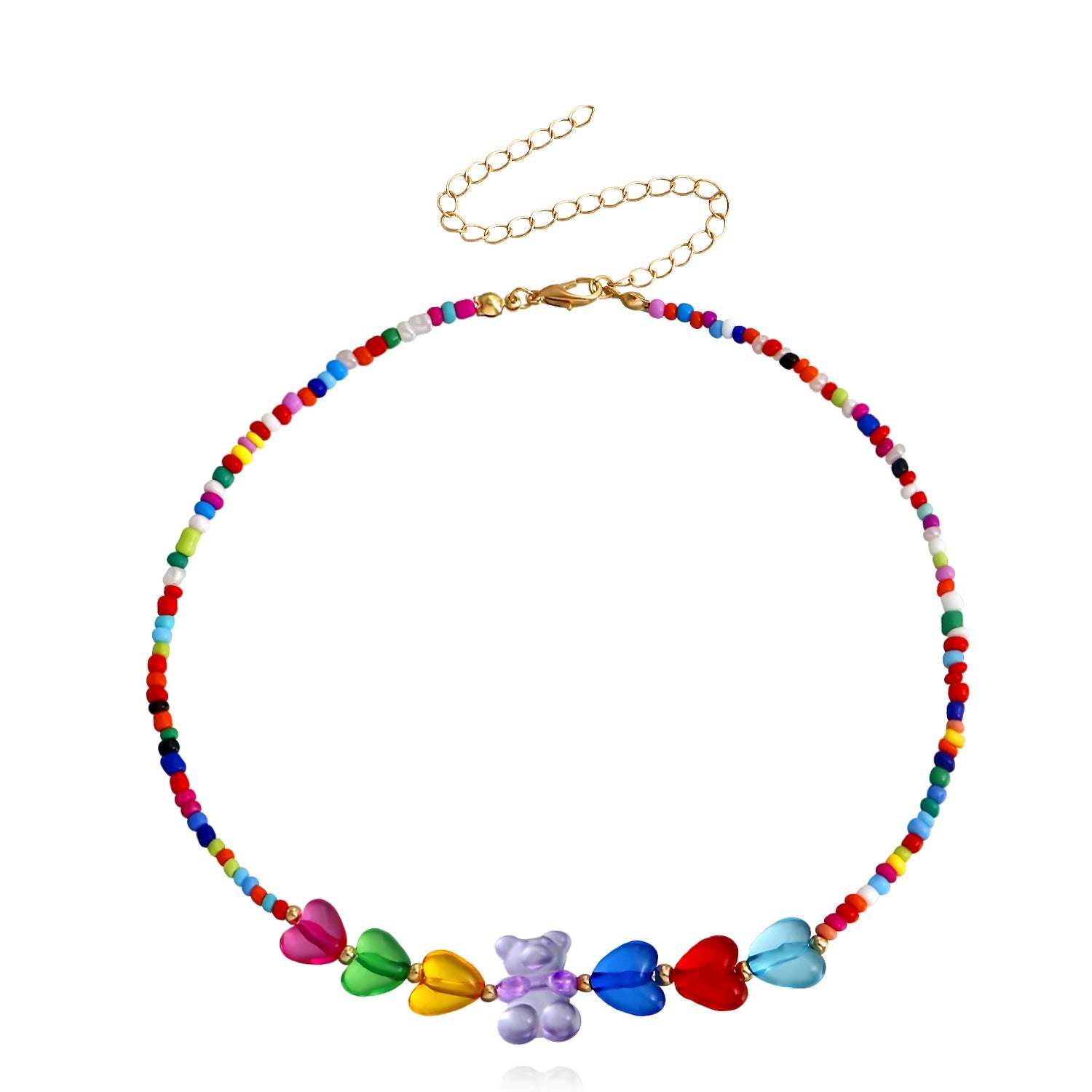 Vintage Colored Bohemian Pearl Bear Necklace What Else You Got?