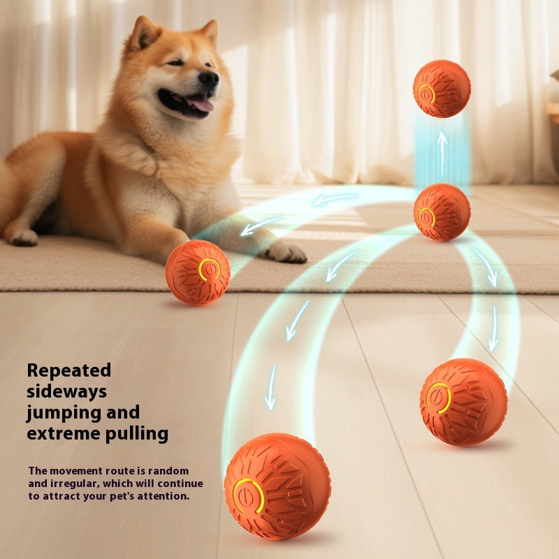Pets Electric Jumping Ball Automatic Dog-teasing Luminous Pet Products Pets Dogs Training Products Ball Toys For Dogs Resistance What Else You Got?