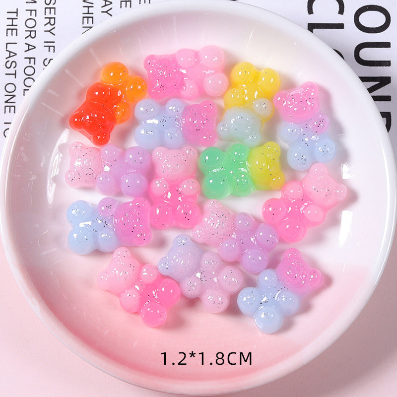 Double‑Color Bear Resin Accessories – DIY Epoxy Phone Case & Jewelry Decoration Charms What Else You Got?