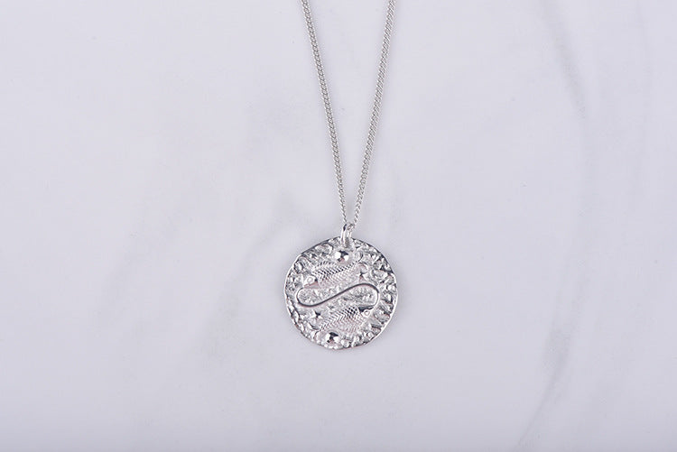 Sterling Silver 12 Zodiac Silver Necklace What Else You Got?