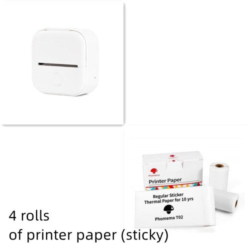 Portable Mini Thermal Label Printer Home Photo Printer Student Wrong Question Printer Bluetooth-compatible Mini Label Printer Price Tag What Else You Got?