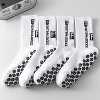 Non-Slip Athletic Socks with Nylon Dot Grip - Stay Steady in Faith & Fitness