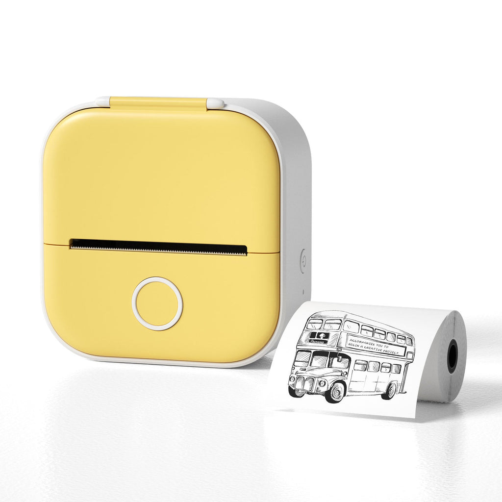 Portable Mini Thermal Label Printer Home Photo Printer Student Wrong Question Printer Bluetooth-compatible Mini Label Printer Price Tag What Else You Got?
