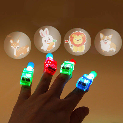Glowing Finger Projector Lamp - Fun Christian Kids Toy for Creativity & Learning