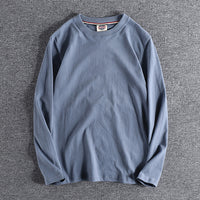 Classic Washed Cotton Pullover Base Shirt - Comfortable & Breathable