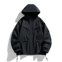 Vintage Japanese Windbreaker Jacket – Lightweight Hooded Shell for Men & Women