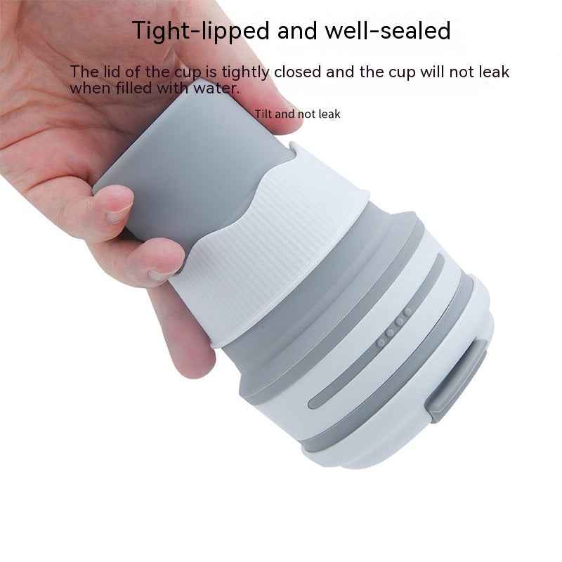 Portable Silicone Folding Cup – Compact, Reusable, Leakproof Travel Cup for Coffee, Water & Juice What Else You Got?