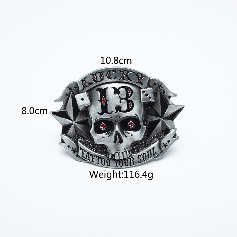 Trendy Men's Leather Belt Skull Skateboard Buckle What Else You Got?