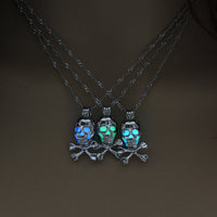 Spooktacular Glow-in-the-Dark Skull Necklace - Perfect for Halloween & Christian Fun!