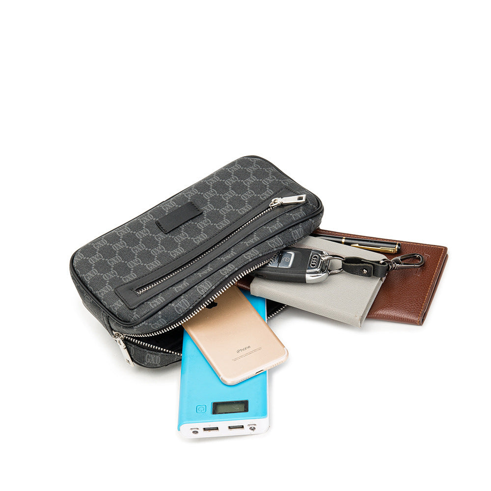 Men's Belt Vintage Letter Print Shoulder Crossbody Bag What Else You Got?