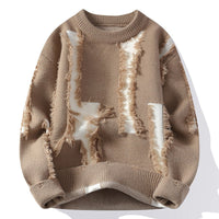 Cozy Men's Plus Size Casual Sweater - Perfect for Autumn & Winter | Soft Cotton Blend Pullover