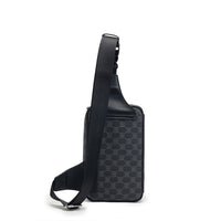 Vintage Christian Letter Print Men's Crossbody Bag - Shoulder Messenger Bag