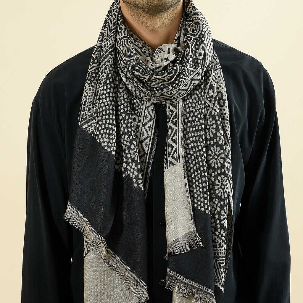 Ethnic Yarn‑Dyed Totem Scarf What Else You Got?