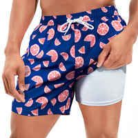 Modest & Stylish Men's Swim Trunks with Anti-Embarrassment Lining - Perfect for Beach & Pool Days | Christian-Inspired Swimwear