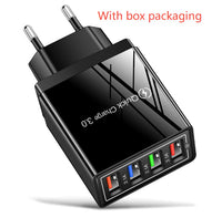 4-Port USB Fast Charging Power Bank Adapter - Illuminate Your Faith & Devices!