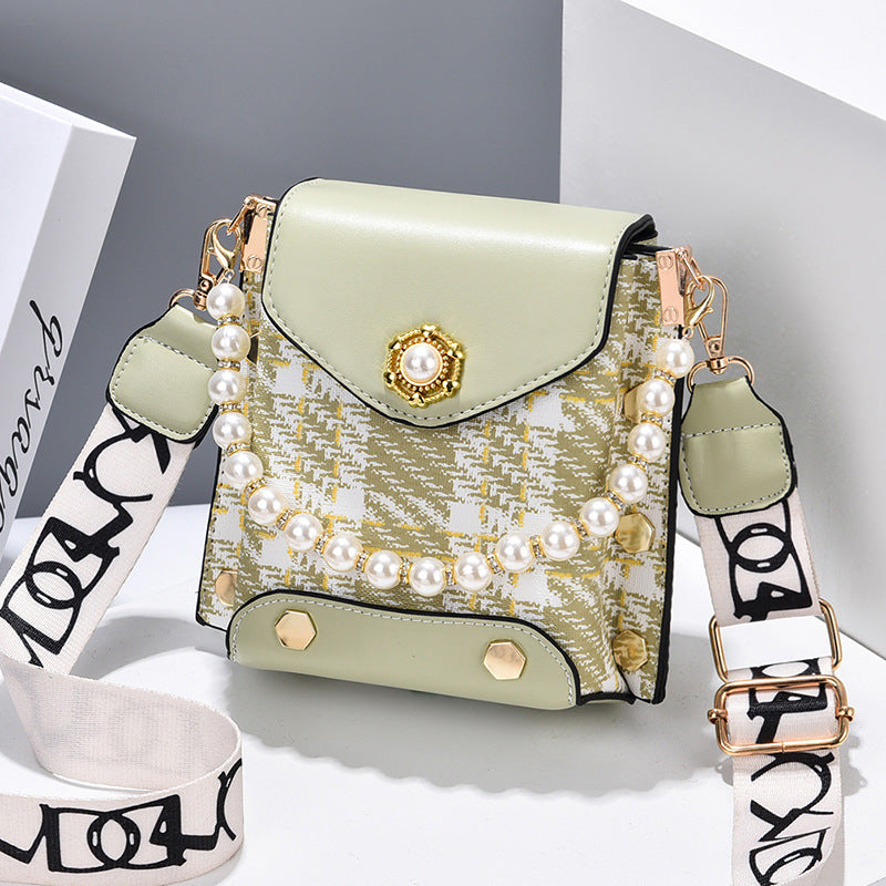 Fashion Women'S Crossbody Bag Girl'S Cute Princess Wallet Classic Shoulder Bag Summer Pearl Chain Phone Bag What Else You Got?
