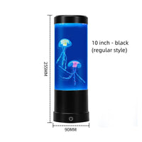 Glowing Jellyfish USB LED Night Light - Colorful Atmosphere Lamp for Home Decor