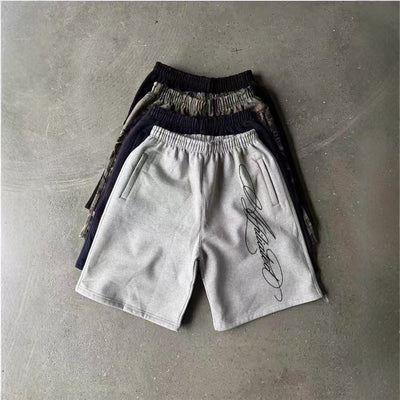 Men's Comfort Loose Casual American Letter Printed Shorts - Ideal for Sports & Daily Wear