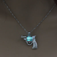 Glow-in-the-Dark Multicolor Necklace – Luminous Pendant Jewelry