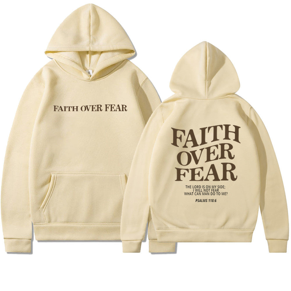 Faith Over Fear Christian Hoodie Christian Sweatshirt Jesus Hoodie Trendy Hoodie Bible Verse Shirt Unisex Aesthetic Clothes What Else You Got?