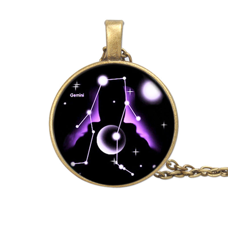 Zodiac Starry Sky Gemstone Necklace What Else You Got?
