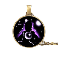 Heavenly Constellation Gemstone Necklace - Zodiac Starry Sky Jewelry