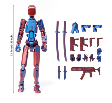 Multi-Jointed Movable Shapeshift Robot 2.0 3D Printed Mannequin Dummy Action Model Doll Toy Kid Gift What Else You Got?
