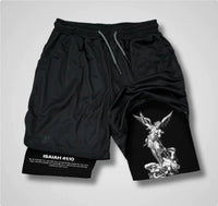 Elegant 3D Printed Beach Shorts - Double-Layer Comfort & Style for Summer