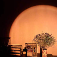 Rainbow Sunset Projection Lamp – Dreamy Night Light & Room Decor with Sunset & Rainbow Effects