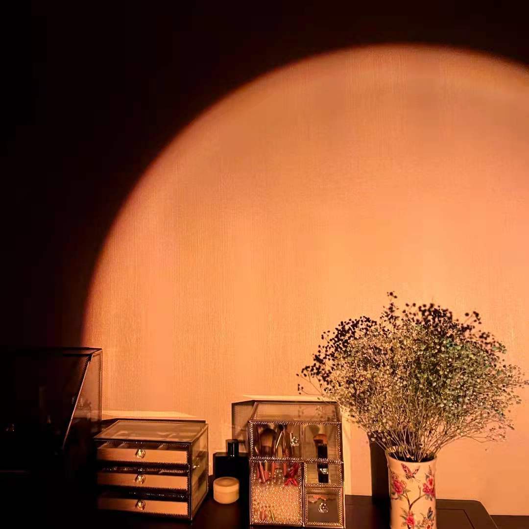 Rechargeable Rainbow Projection Lamp Sunset Lamp Projection Atmosphere Sunset Lamp What Else You Got?