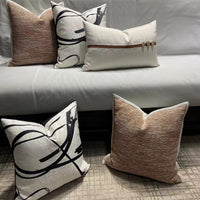Cozy Tea Room Linen Pillow Covers – Nordic Throw Cushion Cases for Home Decor