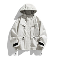 Vintage Japanese Windbreaker Jacket – Lightweight Hooded Shell for Men & Women