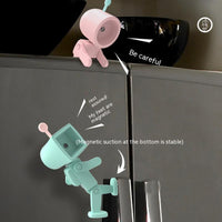 Galactic Astronaut Magnetic Night Light - Christian Space-Themed Decor with Building Blocks