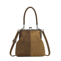 Vintage Patchwork Crossbody Bag – PU Leather Everyday Shoulder Purse