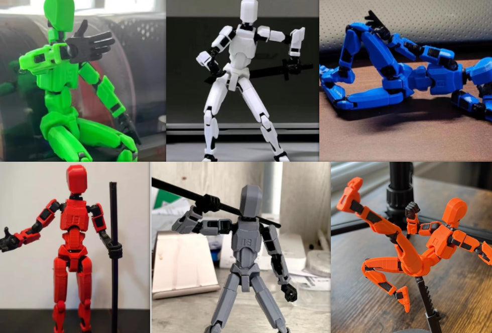 Multi-Jointed Movable Shapeshift Robot 2.0 3D Printed Mannequin Dummy Action Model Doll Toy Kid Gift What Else You Got?