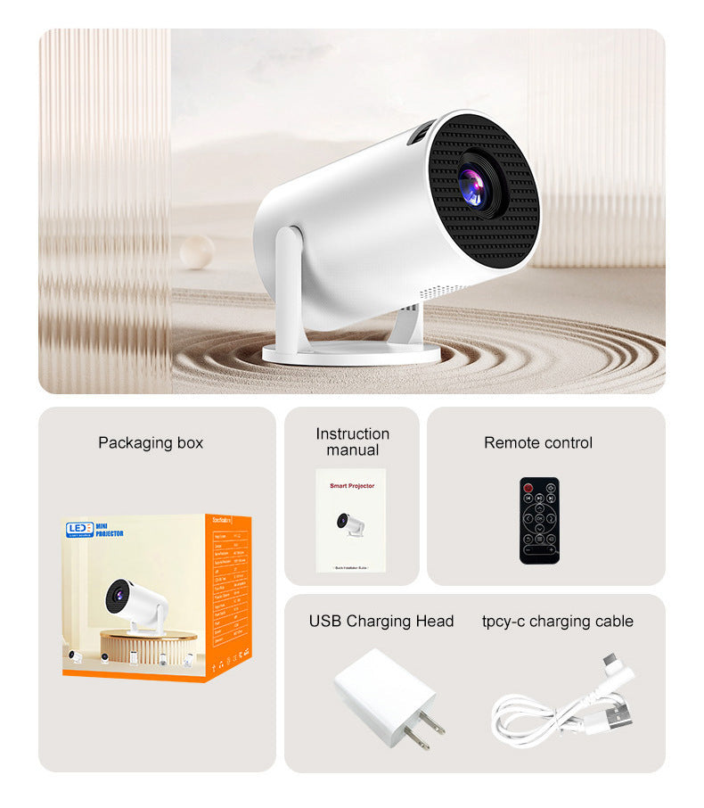 MINI Wireless Same Screen HD Portable Projector For Home Use What Else You Got?