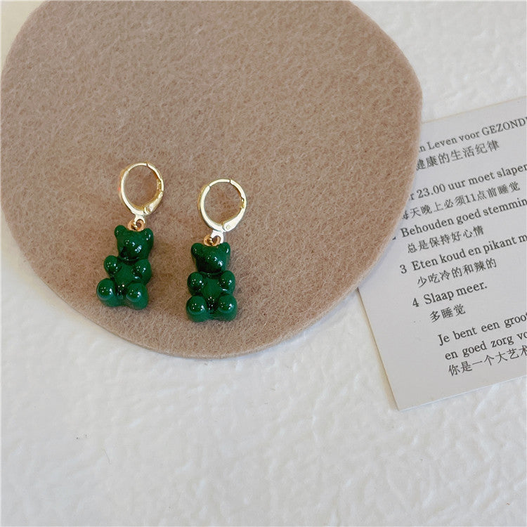 South Korea Colorful Candy Bear Earrings – What Else You Got?