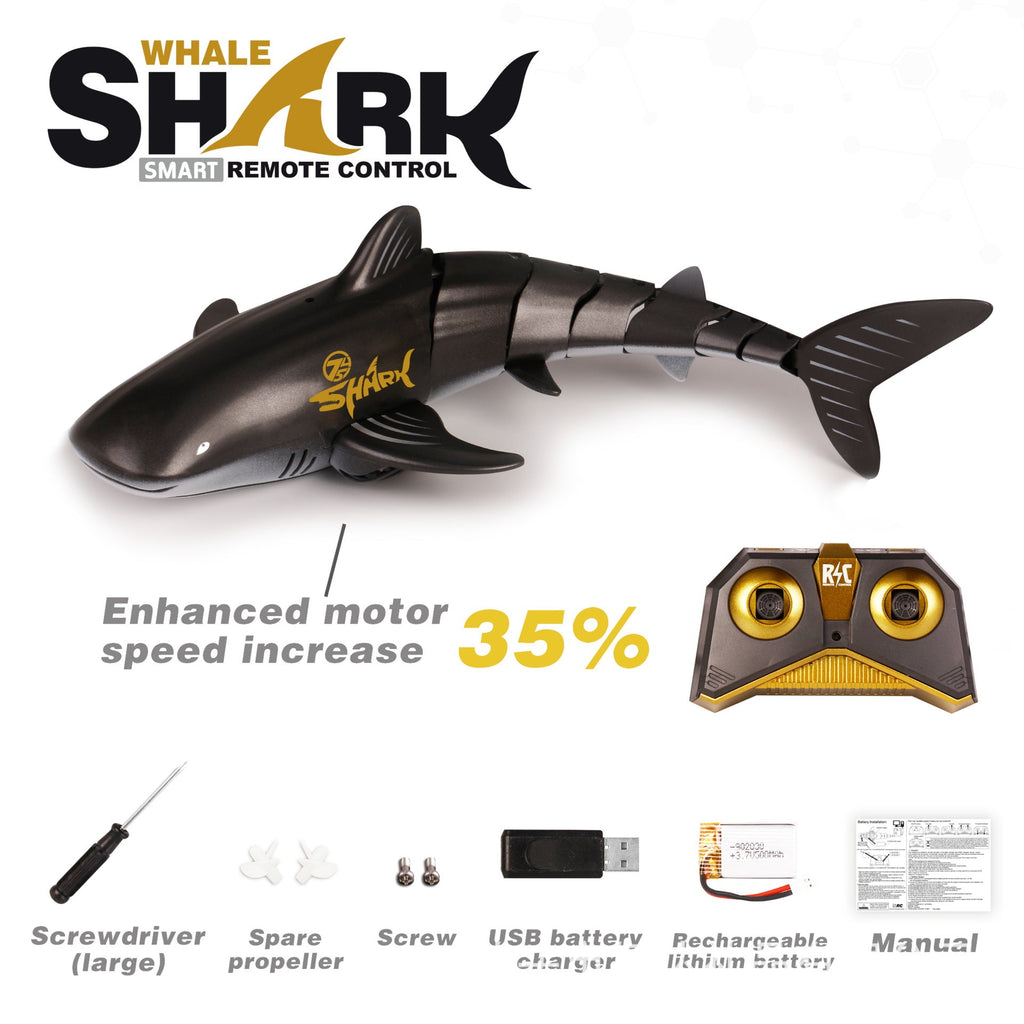 2.4G Remote Control Water Jet Shark Funny Water Spray Simulation Whale Animals Submarine Remote Control Fish What Else You Got?