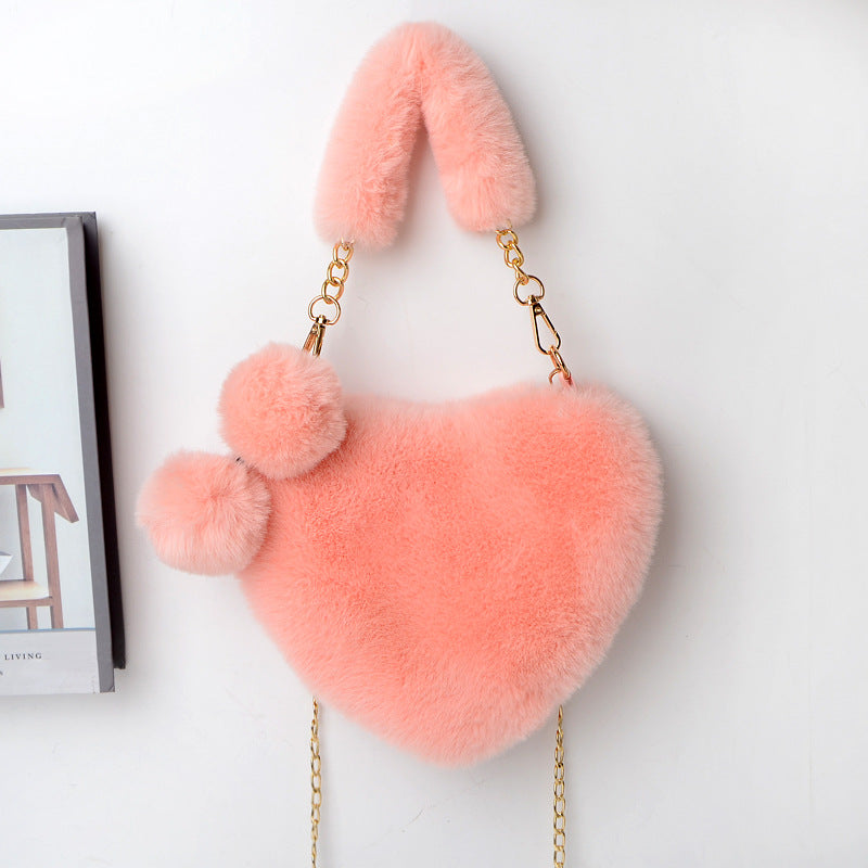 Love Bags Soft Plush Handbags Women Valentine's Day Party Bag What Else You Got?