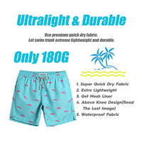 Men's Casual Swimwear Beach Shorts - Lightweight & Quick-Dry for Summer Fun