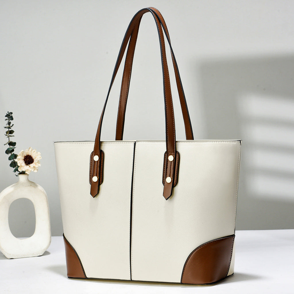 Large‑Capacity PU Tote – Minimalist Underarm Shoulder Bag for Everyday Wear What Else You Got?