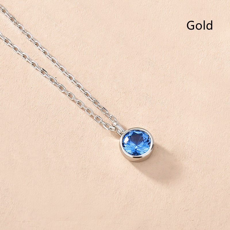 Women's Fashionable Simple Sterling Silver Solitaire Necklace With Twelve Zodiac Signs What Else You Got?